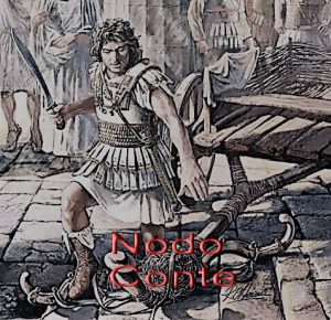 Alessandro-Magno-taglia-il-nodo-gordiano-illustrazione